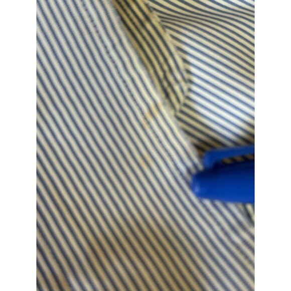 Polo Ralph Lauren Blaire Mens Navy Blue StripedLong Sleeve Button Down Shirt 2XL - Picture 2 of 7